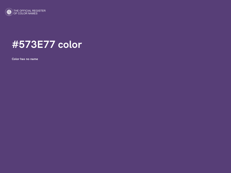 #573E77 color image