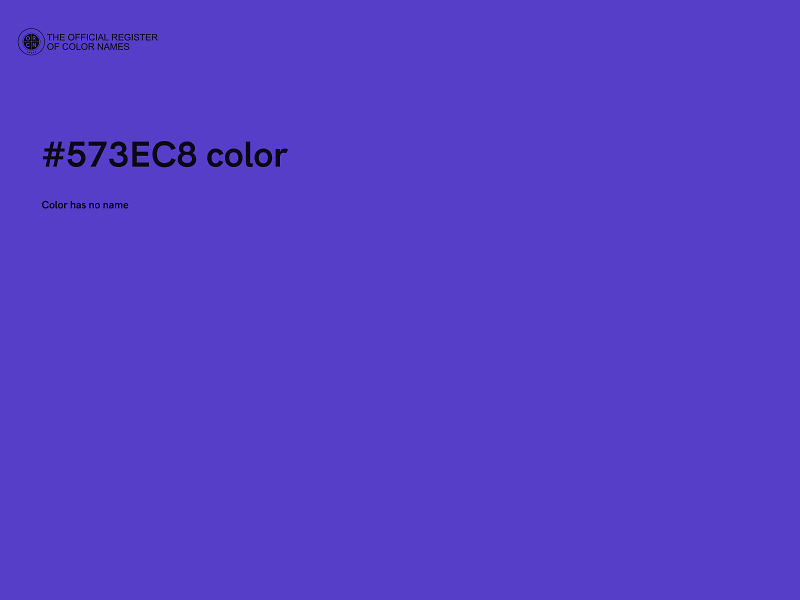 #573EC8 color image