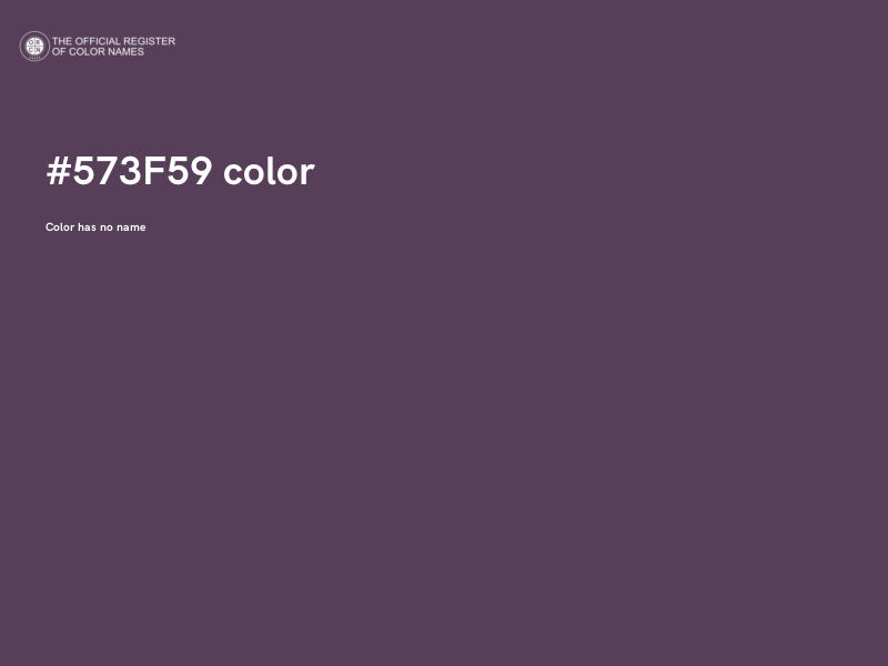#573F59 color image