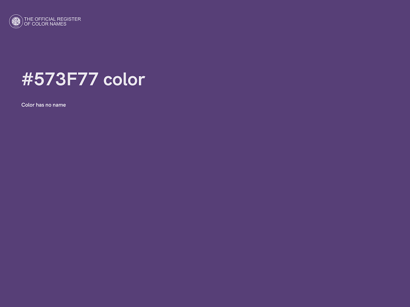 #573F77 color image