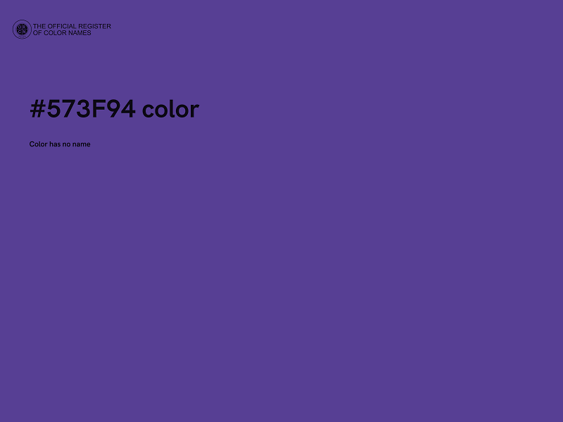 #573F94 color image