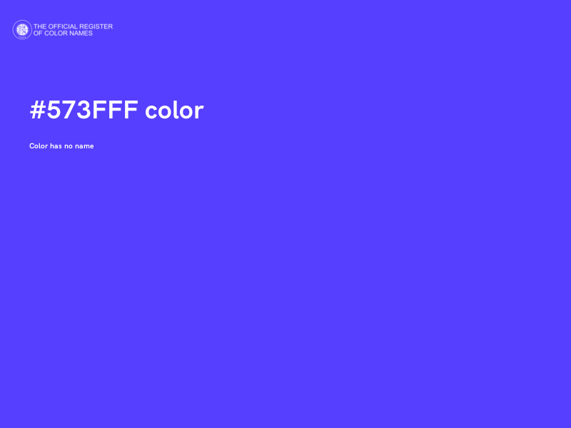 #573FFF color image