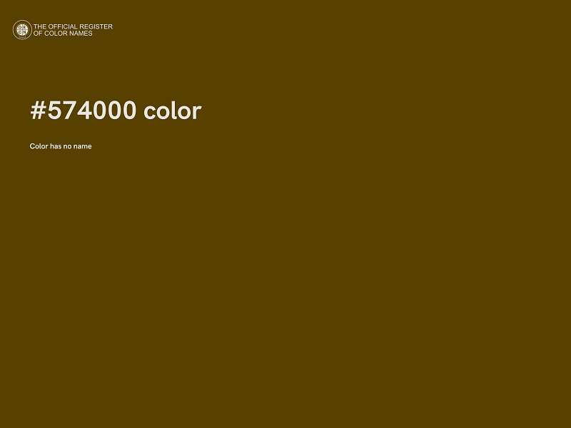 #574000 color image