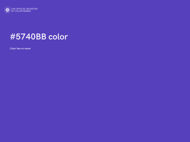#5740BB color image