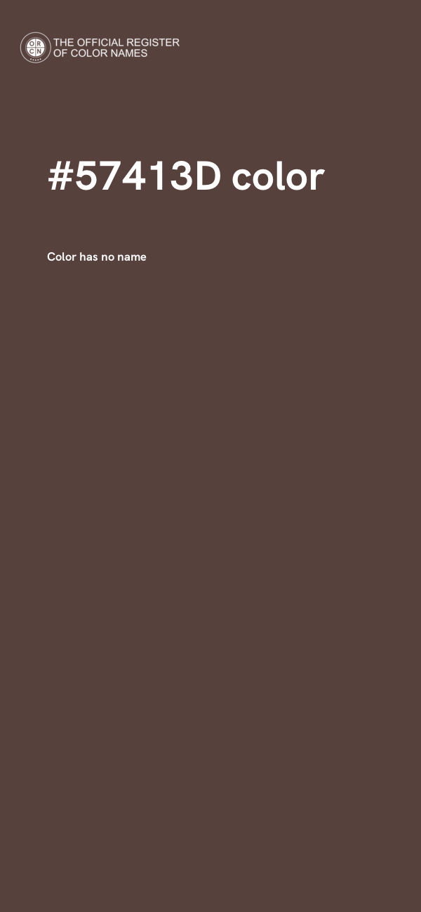 #57413D color image
