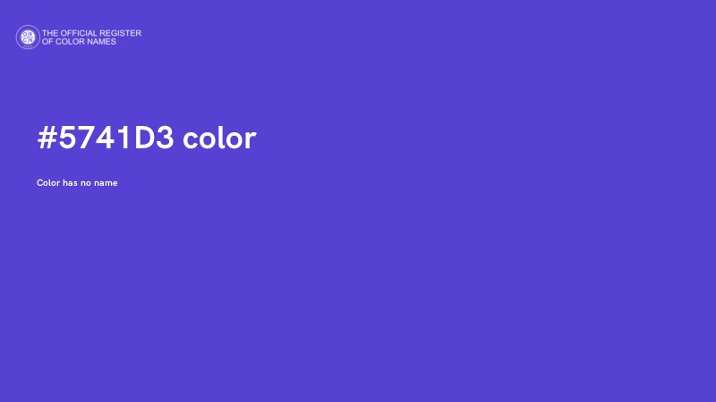 #5741D3 color image