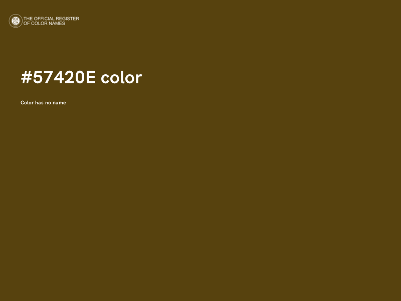 #57420E color image
