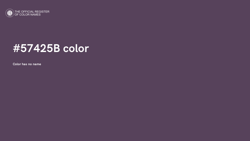 #57425B color image