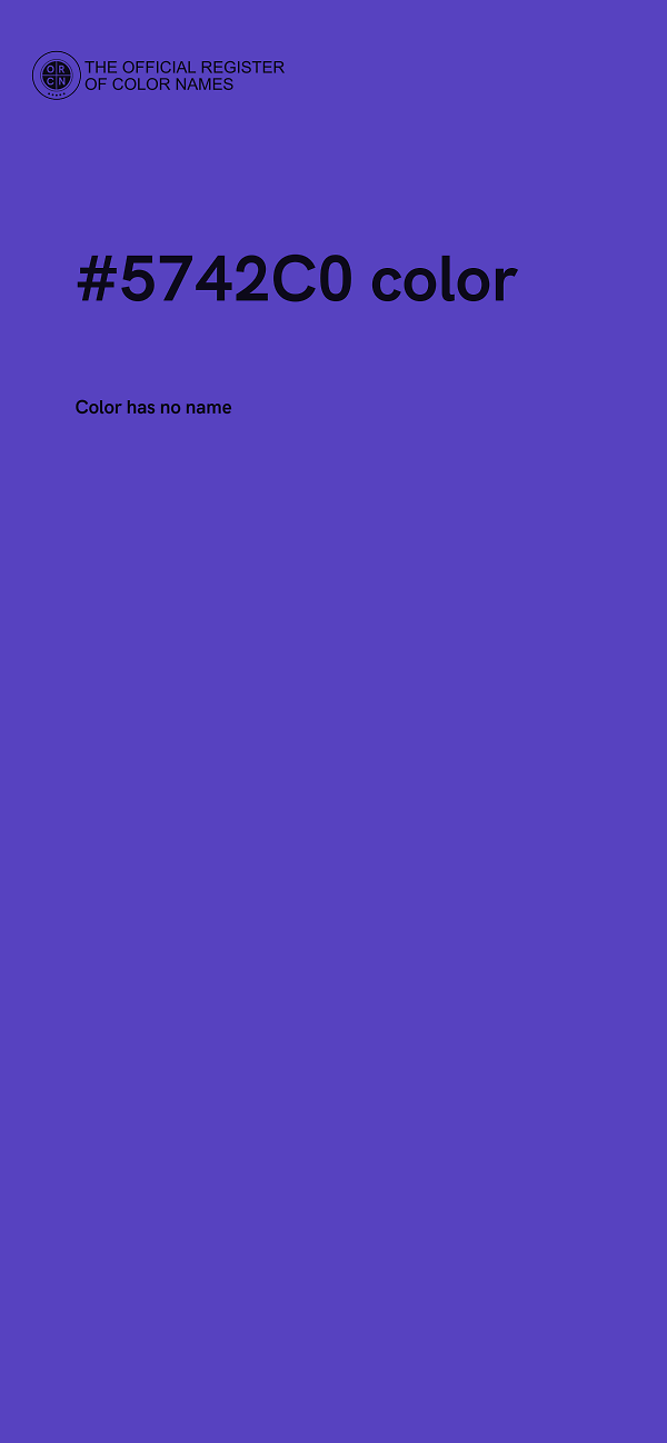 #5742C0 color image