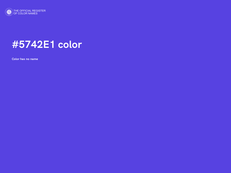 #5742E1 color image