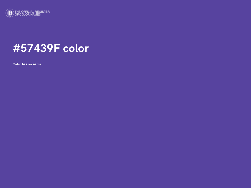 #57439F color image