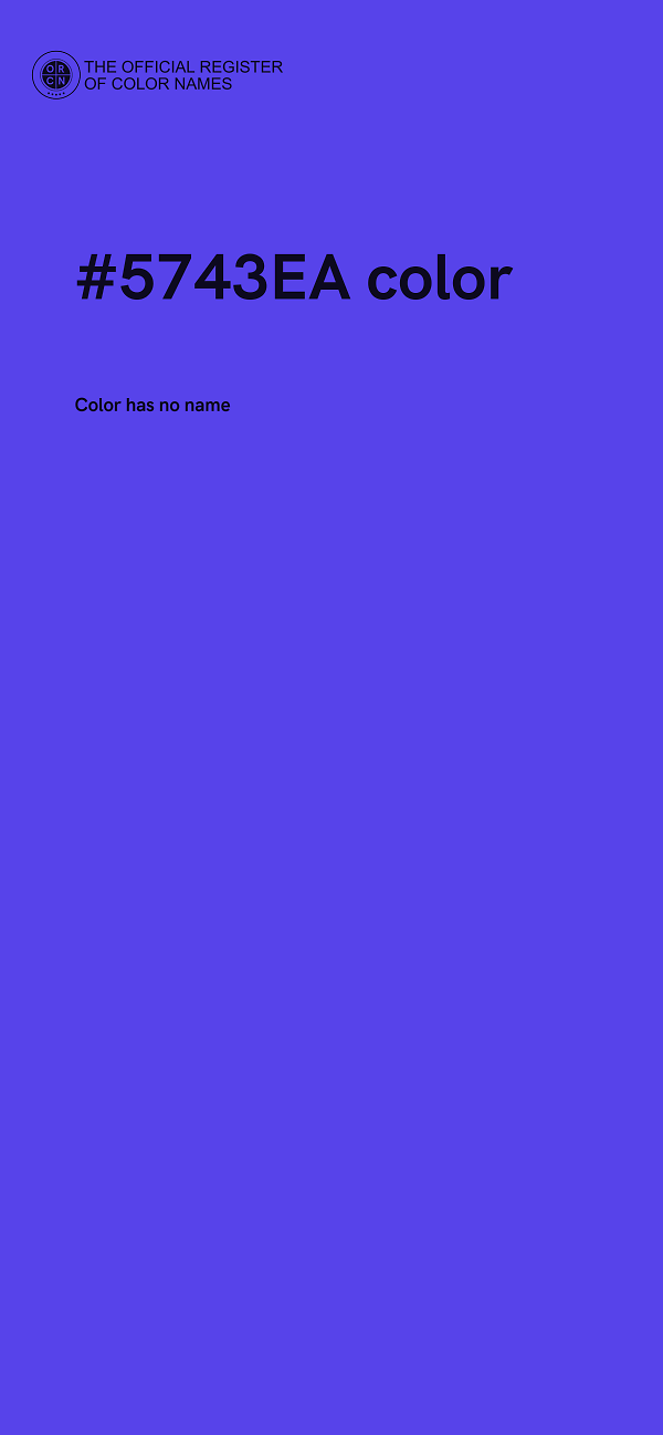 #5743EA color image