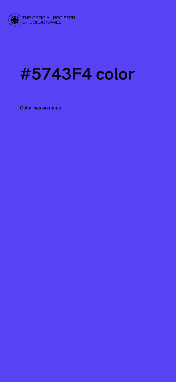 #5743F4 color image