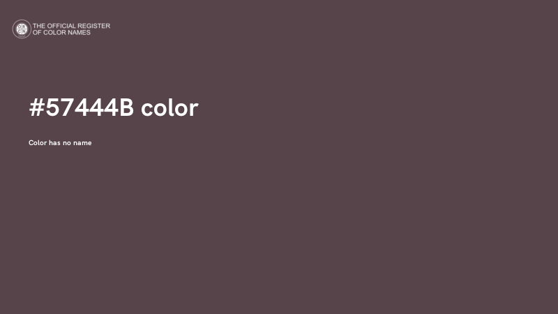 #57444B color image