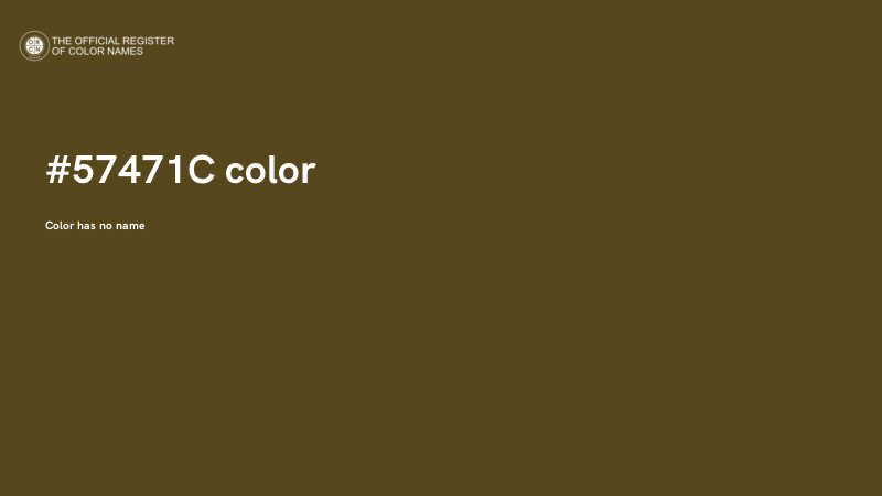 #57471C color image