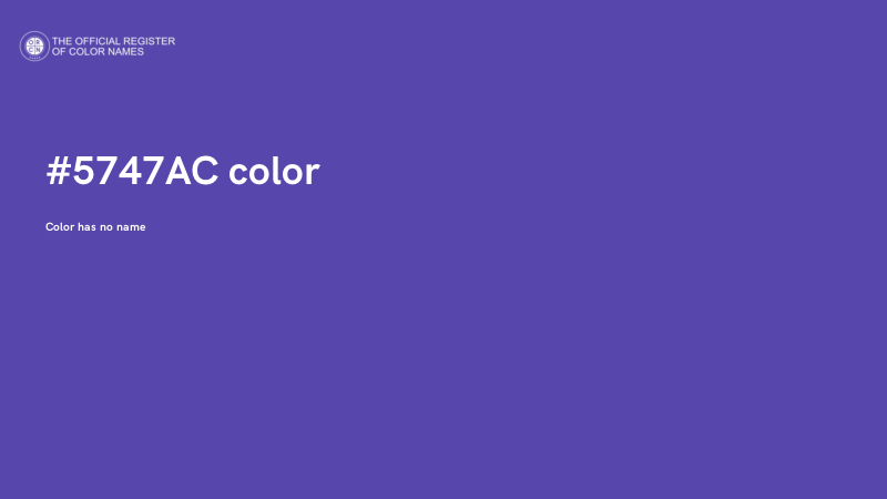 #5747AC color image