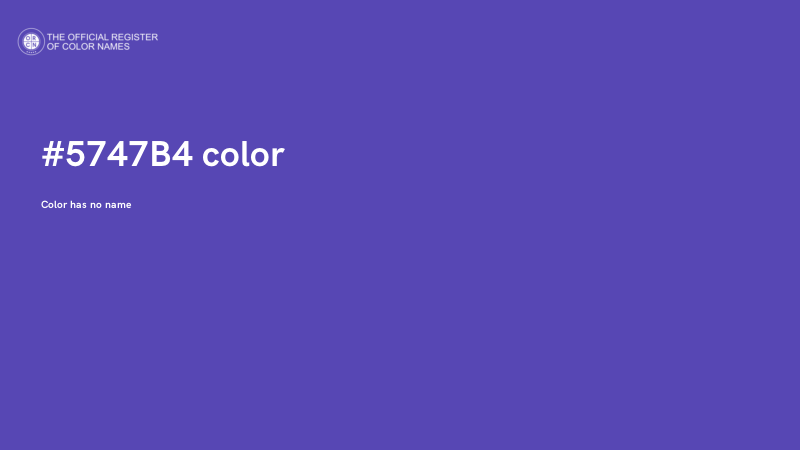 #5747B4 color image