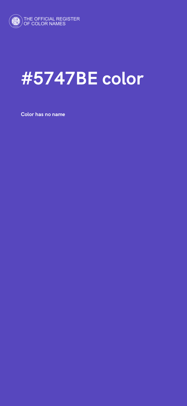 #5747BE color image