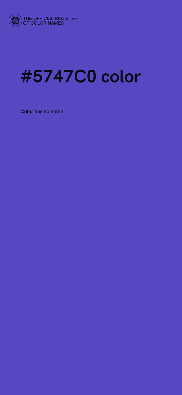 #5747C0 color image
