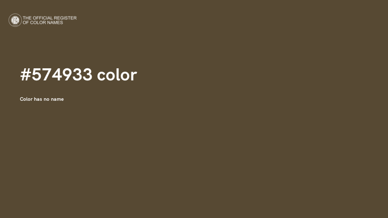 #574933 color image