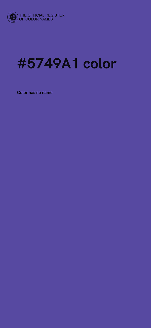 #5749A1 color image