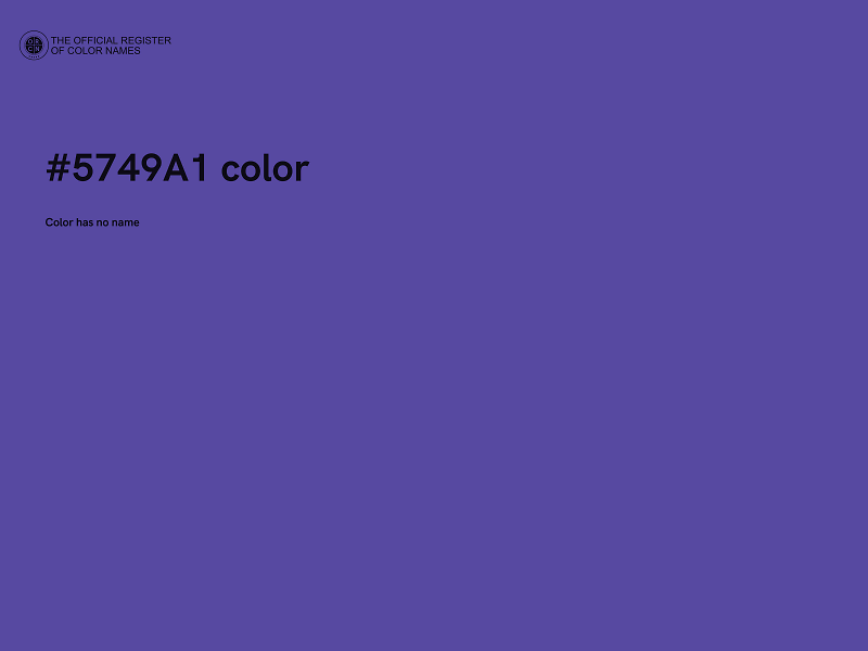 #5749A1 color image