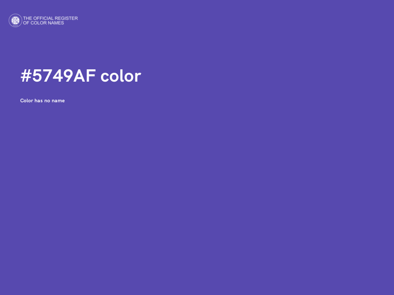 #5749AF color image