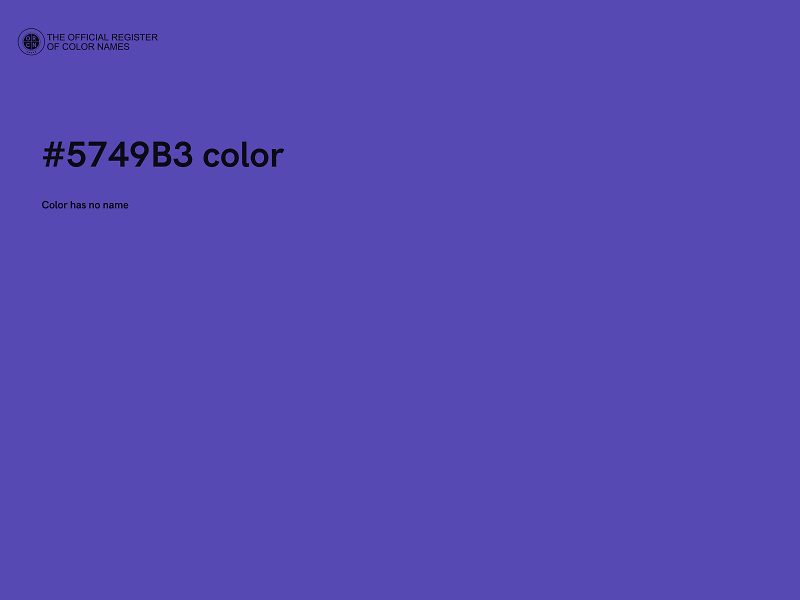 #5749B3 color image