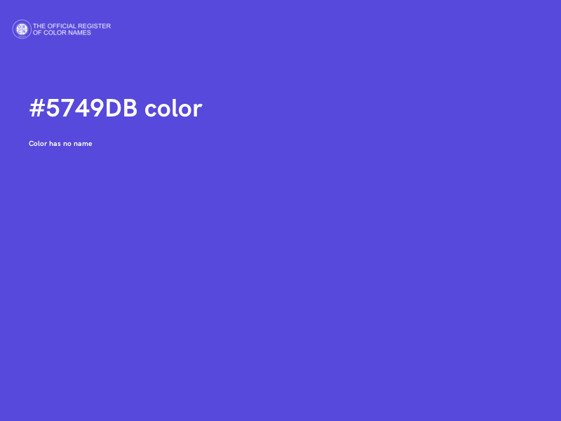#5749DB color image