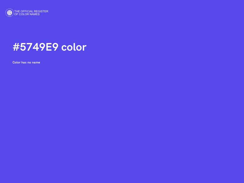 #5749E9 color image