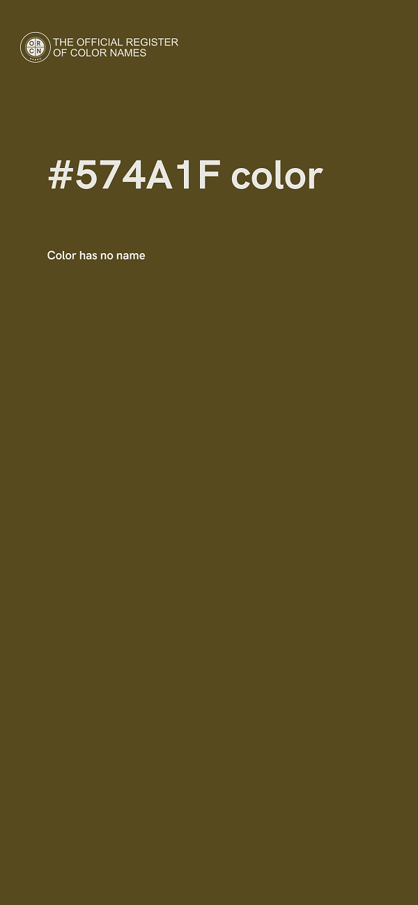 #574A1F color image