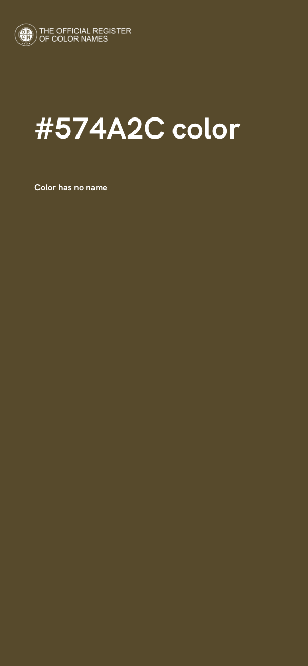 #574A2C color image