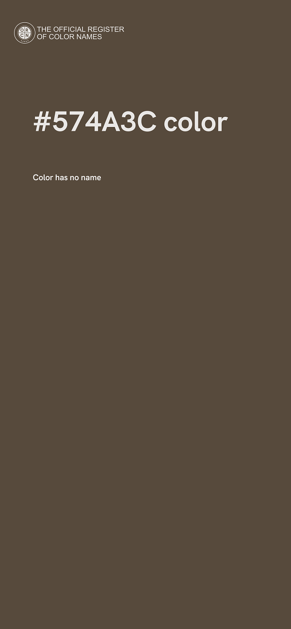 #574A3C color image