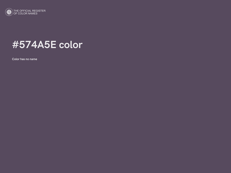 #574A5E color image