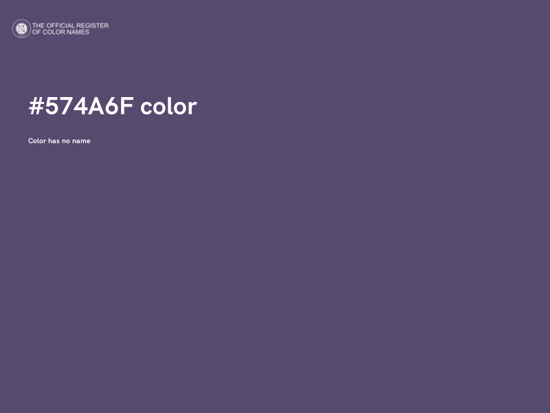 #574A6F color image