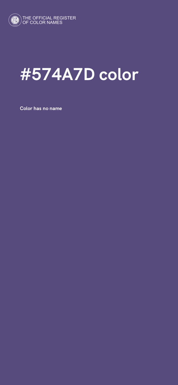 #574A7D color image