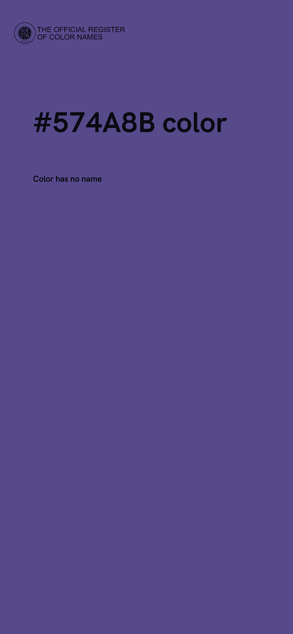 #574A8B color image