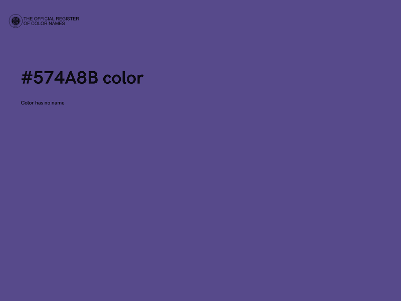 #574A8B color image