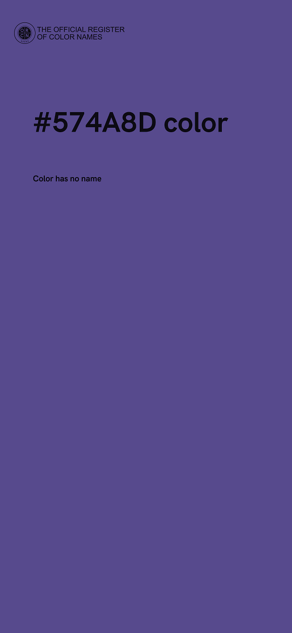 #574A8D color image