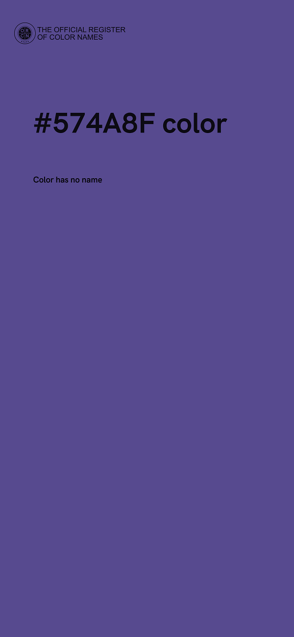 #574A8F color image