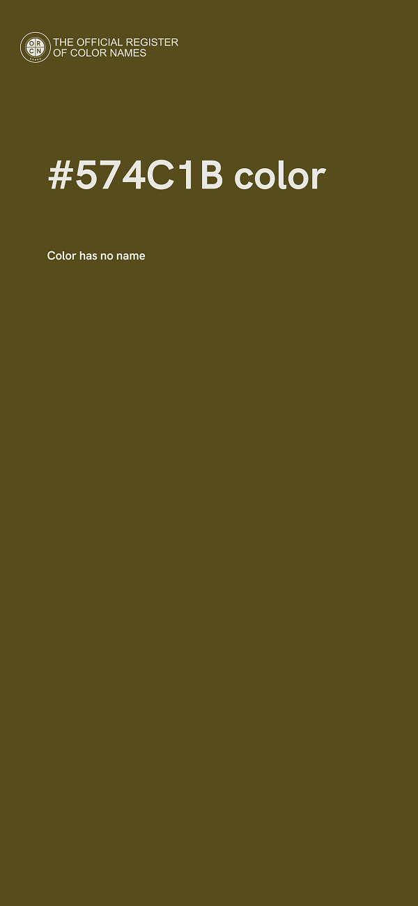#574C1B color image