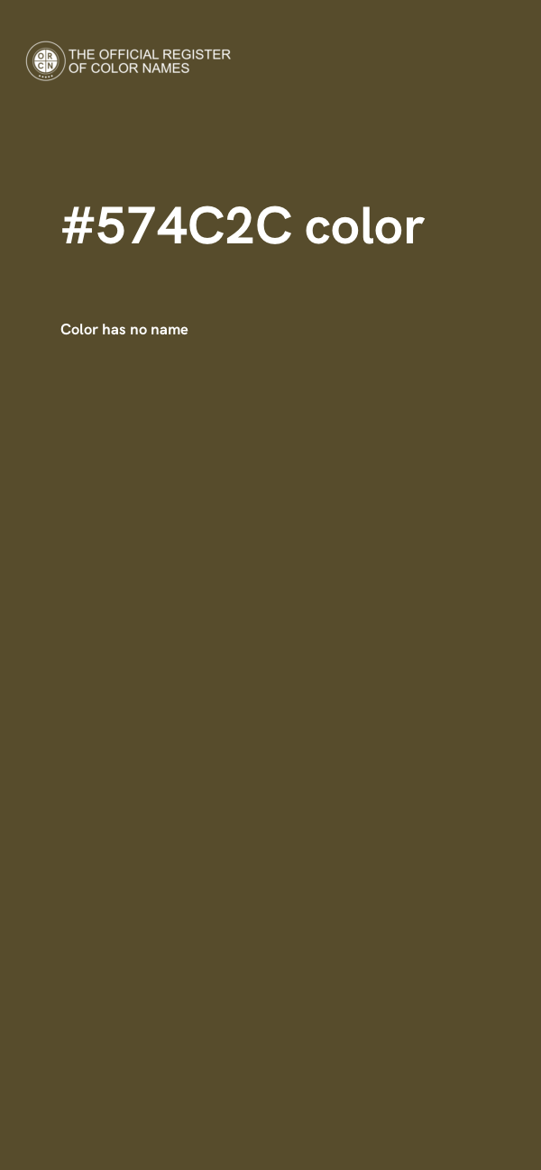 #574C2C color image