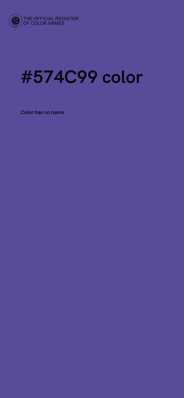 #574C99 color image
