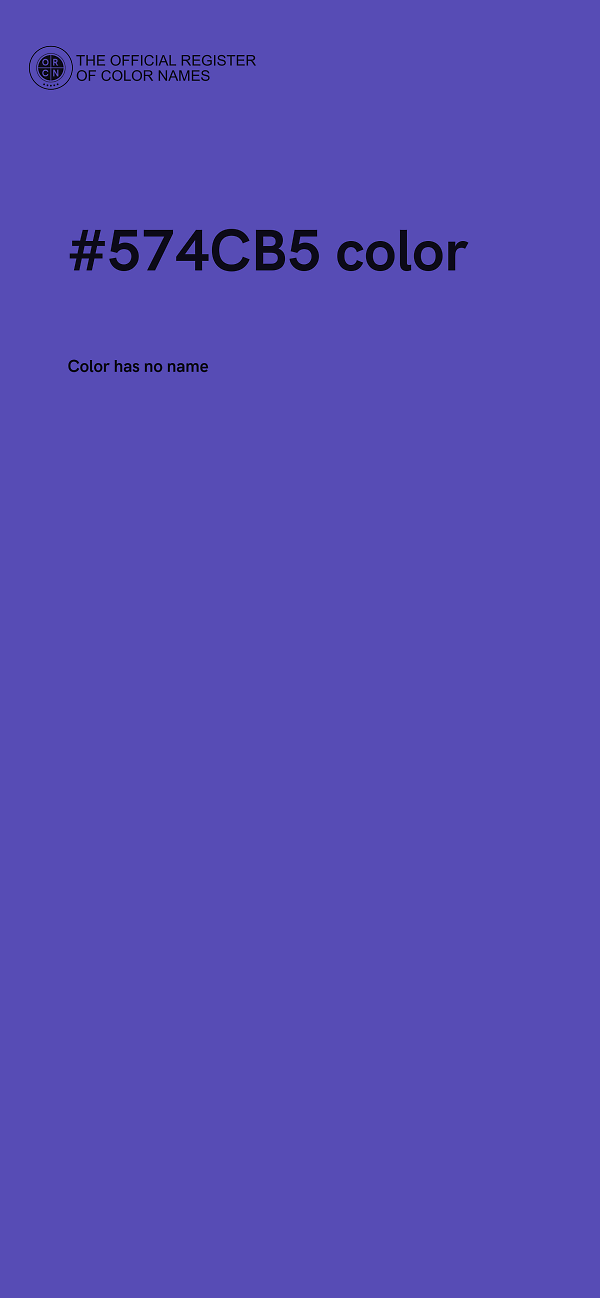 #574CB5 color image