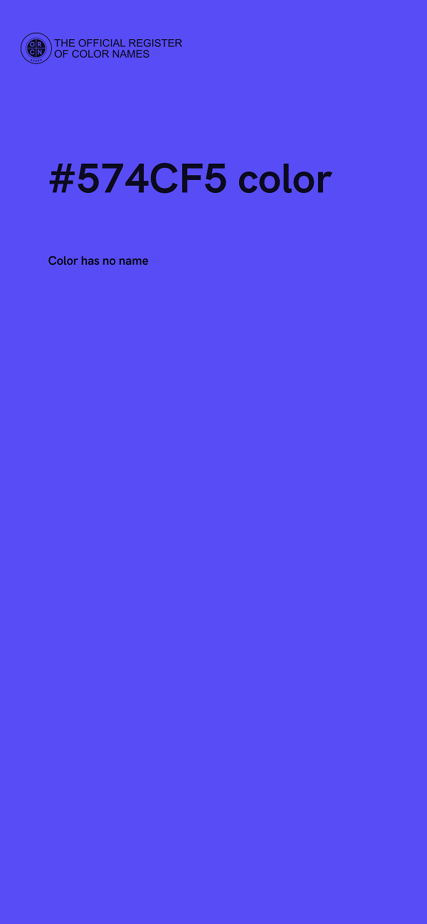 #574CF5 color image