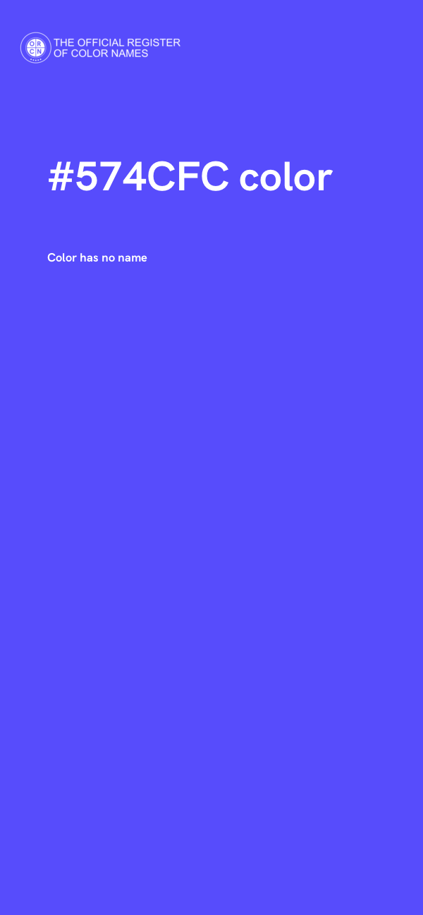 #574CFC color image
