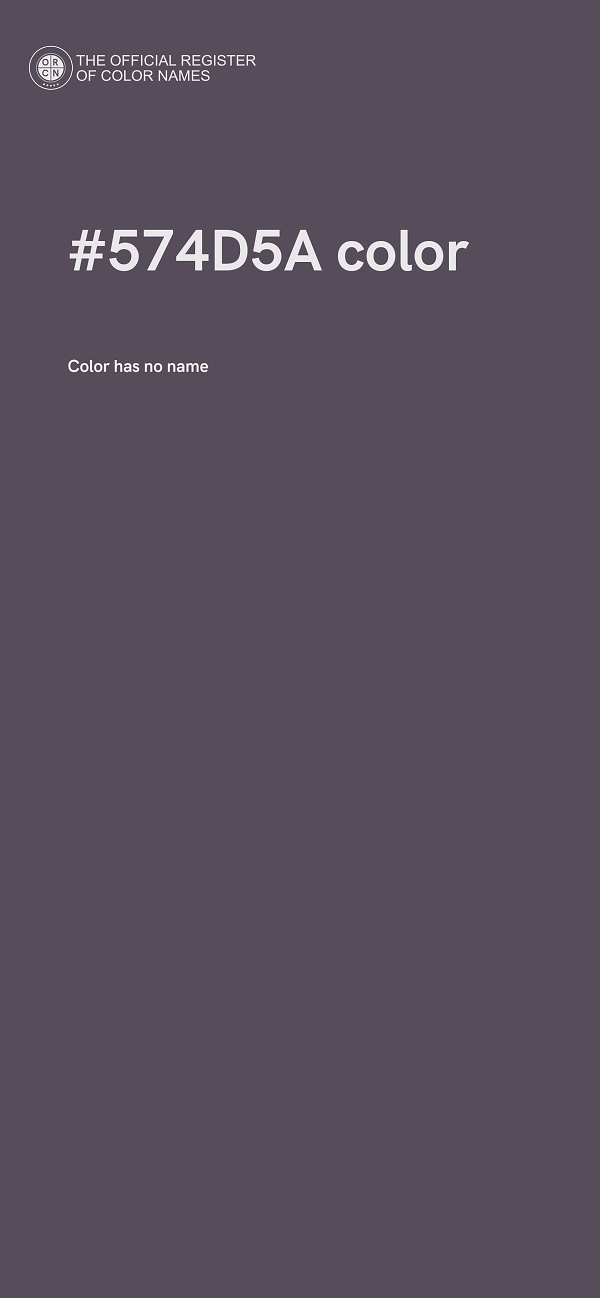 #574D5A color image