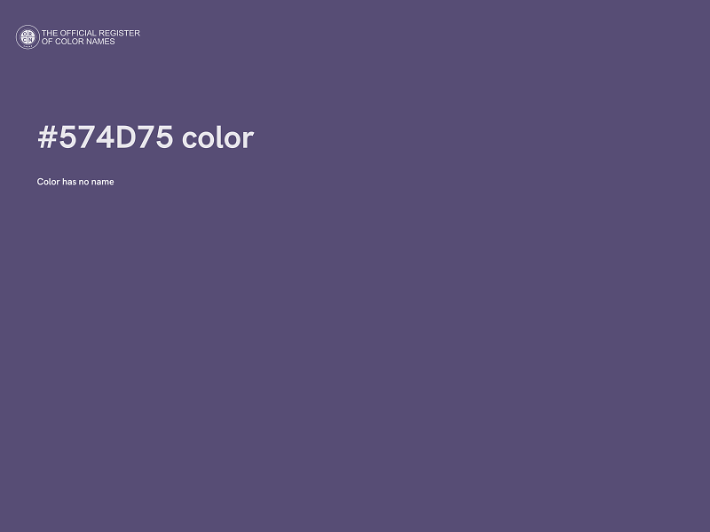 #574D75 color image