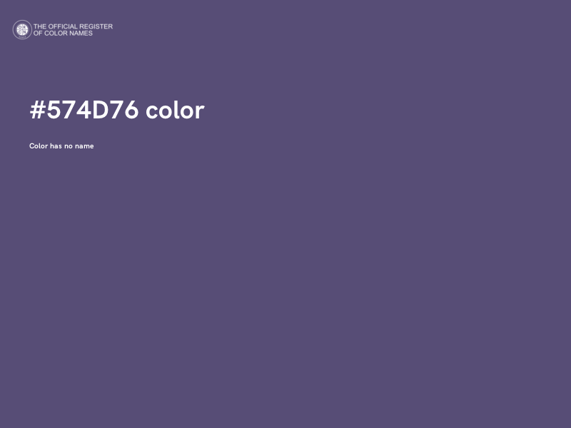 #574D76 color image