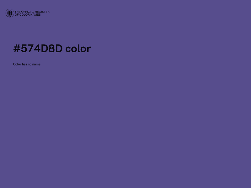 #574D8D color image